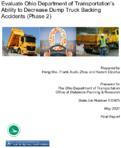 Evaluate Ohio Department of Transportations Ability To Decrease Dump Truck Backing Accidents Phase 2