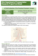 A Field Evaluation of the Perpetual Pavement Concept Fact Sheet