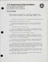 Remarks Prepared for Delivery by US Secretary of Transportation at the Dedication Ceremonies Fort Amador Panama