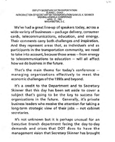 Deputy Secretary of Transportation Elaine Chao Speeches April 1991
