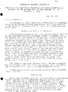 Interstate Commerce Commision Report of the Accident  Investigation Occuring on the SOUTHERN RAILWAY BREMEN GA