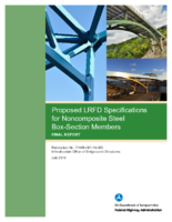 Proposed LRFD Specifications for Noncomposite Steel BoxSection Members