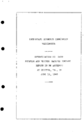 Interstate Commerce Commision Report of the Accident  Investigation Occuring on the NORFOLK AND WESTERN RAILWAY BEDFORD VA