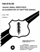 Traffic Signal Brightness An Examination of Nighttime Dimming