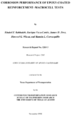 Corrosion Performance of EpoxyCoated Reinforcement Macrocell Tests