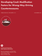 Developing Crash Modification Factors for WrongWayDriving Countermeasures