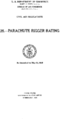 Part 25 Parachute Rigger Rating