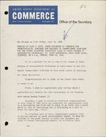 Remarks by Alan S Boyd Under Secretary of Commerce for Transportation Prepared for Delivery at Commencement Exercises for the Spring Trimester Graduation Class of Parks College of Aeronautical Technology St Louis University East Saint Louis Illinois