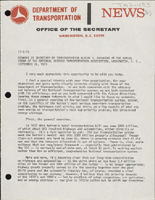 Remarks by Secretary of Transportation Claude S Brinegar at the Annual Forum of the National Defense Transportation Association