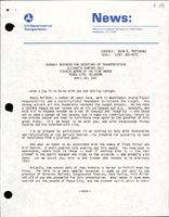 Remarks Prepared for Secretary of Transportation Elizabeth Hanford Dole Pioneer Woman of the Year Award