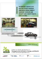 Secondary Particulate Matter Exceed Primary Emissions from Current Gasoline Vehicles Air Quality and Public Health Implications