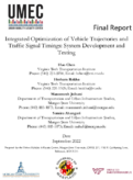 Integrated Optimization of Vehicle Trajectories and Traffic Signal Timings System Development and Testing
