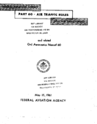 Part 60 Air Traffic Rules