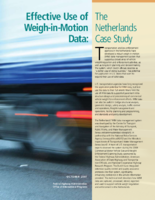 Effective Use of WeighinMotion Data  The Netherlands Case Study