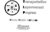 Transportation Improvement Program Fiscal Years 1997  2000