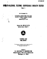 BreathAlcohol Testing Disposable Breath Tester Part 1