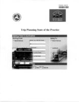 Trip Planning State of the Practice