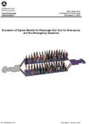 Evaluation of Egress Models for Passenger Rail Cars for Emergency and NonEmergency Scenarios