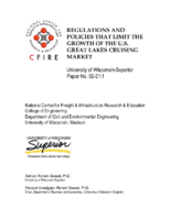 Regulations and policies that limit the growth of the US Great Lakes cruising market