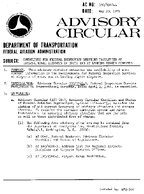 AC 15053604 Guidelines for Federal Inspection Services Facilities at International Airports of Entry and at Landing Rights Airports