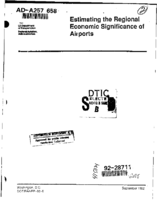 Estimating the Regional Economic Significance of Airports