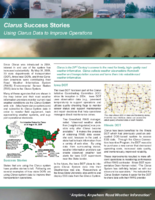 Clarus Success Stories Using Clarus Data to Improve Operations