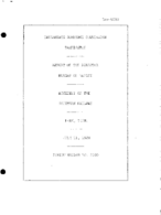 Interstate Commerce Commision Report of the Accident  Investigation Occuring on the SOUTHERN RAILWAY PEAK TN