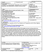 Durability of Preformed Thermoplastic Pavement Markings for Horizontal Signing Applications