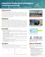 A Novel Driver Warning System with Hedging to Promote Defensive Driving Factsheet
