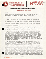 Remarks by Secretary of Transportation John A Volpe to the Town Hall of California