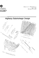 Highway subdrainage design