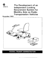Development of an Independent Locking Securement System for Mobility Aids on Public Transportation Vehicles