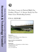 PreStress Losses in Decked BulbTee Girders Phase 1A Sensor Study for PreStress Loss Monitoring System