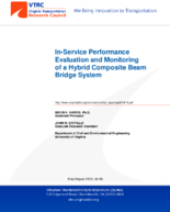 Inservice performance evaluation and monitoring of a hybrid composite beam bridge system  final report