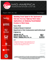 Modeling Truck Speed in the Upstream of OneLane TwoWay Highway Work Zones Implications on Reducing TruckRelated Crashes in Work Zones