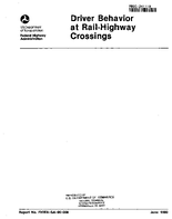 Driver Behavior at RailHighway Crossings