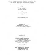 Flexible Pavement Performance Related to Deflections Axle Applications Temperature and Foundation Movements