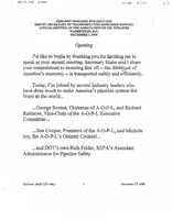 Deputy Secretary of Transportation Mortimer Downey Speeches December 1998