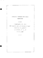 Interstate Commerce Commision Report of the Accident  Investigation Occuring on the SEABOARD AIR LINE RAILWAY MONCURE N C