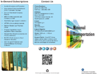 National Transportation Library Brochure