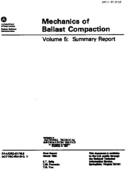 Mechanics of Ballast Compaction Volume 5 Summary Report