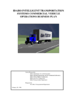 Idaho intelligent transportation systems commercial vehicle operations business plan