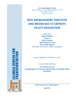 Best Management Practices and Incentives to Expedite Utility Relocation Final Report