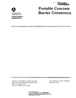 Portable Concrete Barrier Connectors