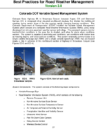 Best Practices for Road Weather Management Version 30 Colorado DOT Variable Speed Management System