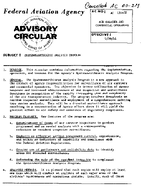 AC 12022 Systemsworthiness Analysis Program