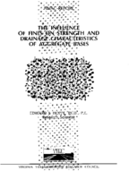 The influence of fines on strength and drainage characteristics of aggregate bases
