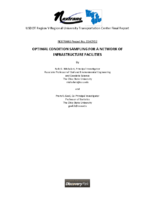 Optimal condition sampling for a network of infrastructure facilities