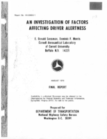 An Investigation of Factors Affecting Driver Alertness