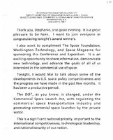 Deputy Secretary of Transportation Elaine Chao Speeches January 1991